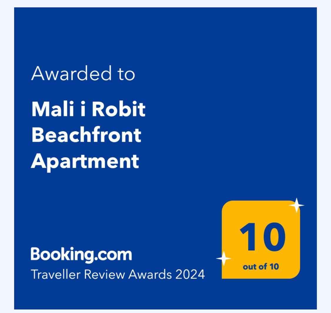 Mali I Robit Beachfront Apartment Golem  Εξωτερικό φωτογραφία